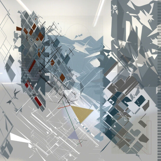 Carlos Aguirre, Desarrollos, Digital resolution on photographic paper, plexiglass mounted, 100 x 100 cm, 2017. Courtesy of Puerta Roja