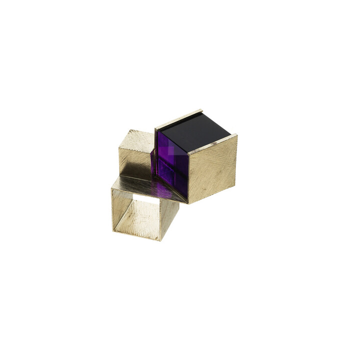 Giampaolo Babetto, Anello 2013, oro bianco, metacrilato