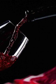 Vin rouge, sexy, rond et gras