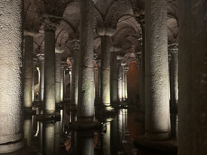 Basilica Cistern Interior, Istanbul, Turkey
