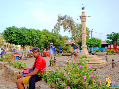 Praça em Cidade Velha, Santiago, Cabo Verde