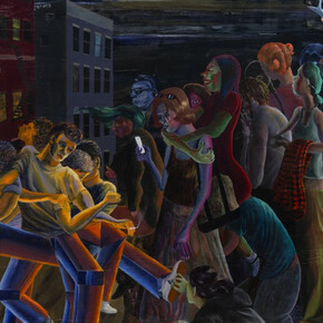 Maggie Ellis, The performance, 2025. Courtesy of Charles Moffett Gallery