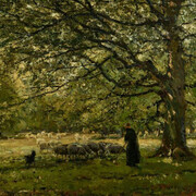 Frans Courtens, Under the beech tree (detail), 1892. Courtesy of Národní galerie Praha