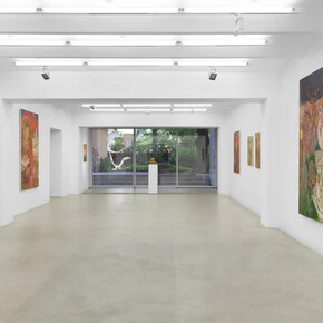 Rusudan Khizanishvili, Double exposure, exhibition view. Courtesy of Kornfeld Galerie 