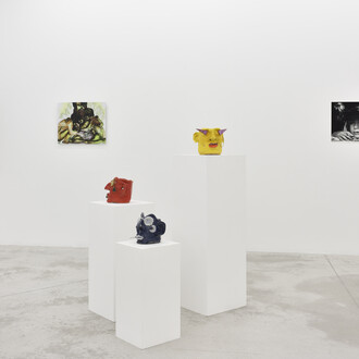 Installation View, Danser sur les traces, 2024. Courtesy of Praz-Delavallade