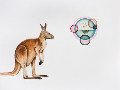 Kevin Earl Taylor, An Infinite Concept, 36” X 48”, oil and acrylic on panel, 2014