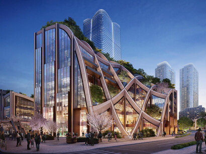 Heatherwick Studio, Azabudai Hills / Lower Levels, 2023 (expected), Tokyo Ⓒ DBox for Mori Building Co., Ltd