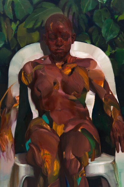 Yongchul Kim, Welle, Nickerchen (detail), 2025. Courtesy of Galerie Thomas Fuchs 