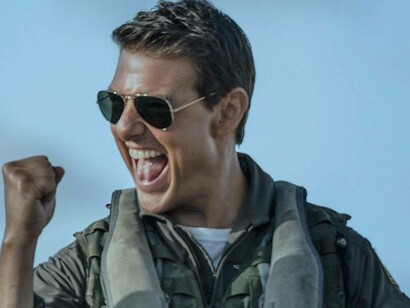 A still from best picture nominee  Top Gun: Maverick