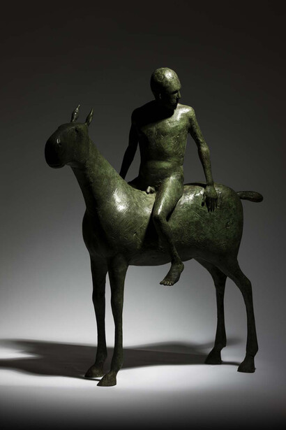 Anthony Scott, Oisin, 2015, Bronze, Edition 1 of 6, H: 75 x L: 75 x W: 27 cm
