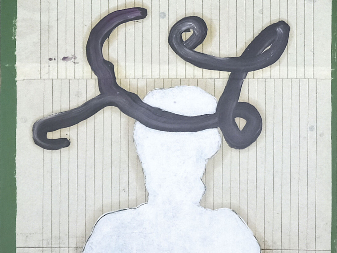 Luca Coser, La metá alta 04, 2016. Mista su legno, cm 30x30. Courtesy of Gilda Contemporary Art