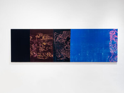 Nick Mauss, In this time, vue de l’exposition. Avec l’aimable autorisation de la galerie Chantal Crousel