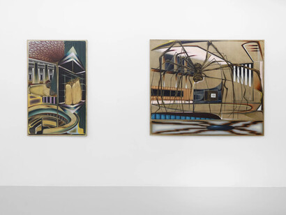 Various artists, Through closed eyes, darkly, exhibition view. Courtesy of Belenius Gallery