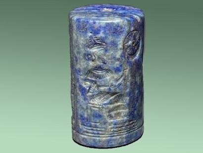 Sigillo cilindrico mesopotamico 