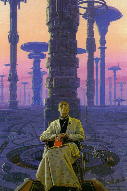 Michael Whelan-Ilustración para la Serie de la Fundación