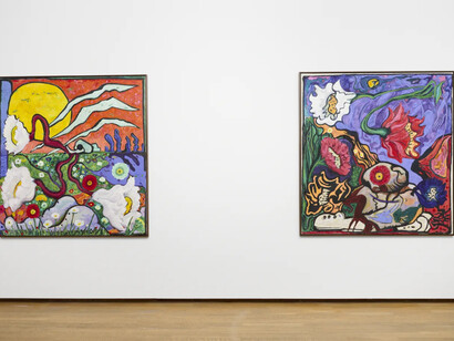 Daniel Gibson, Chasing the black bird, exhibition view. Courtesy of Nazarian / Curcio Gallery