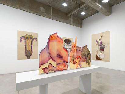 Sandra Vásquez de la Horra, Reading the waves, exhibition view. Courtesy of Tanya Bonakdar Gallery