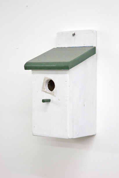 Ben Bloomstein, 2012,
Untitled,
Wood, 25,5 x 25,5 x 38 cm

