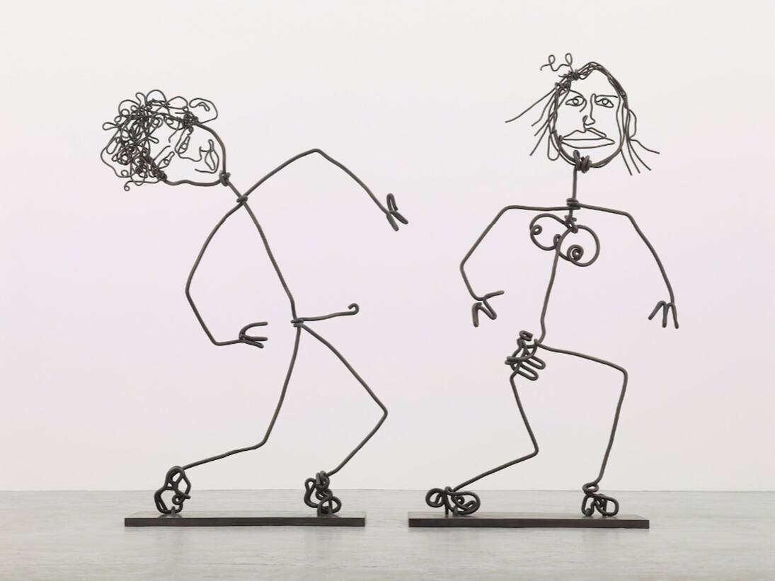Tim Noble & Sue Webster, A Lovely Pair (Standing), 2017. Courtesy of Blain|Southern