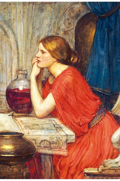 John William Waterhouse, La maga, 1913. Collezione privata.