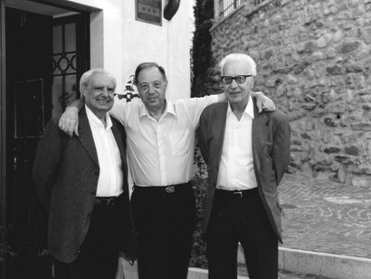 Franco Di Tizio with Umberto Russo and Attilio Mazza