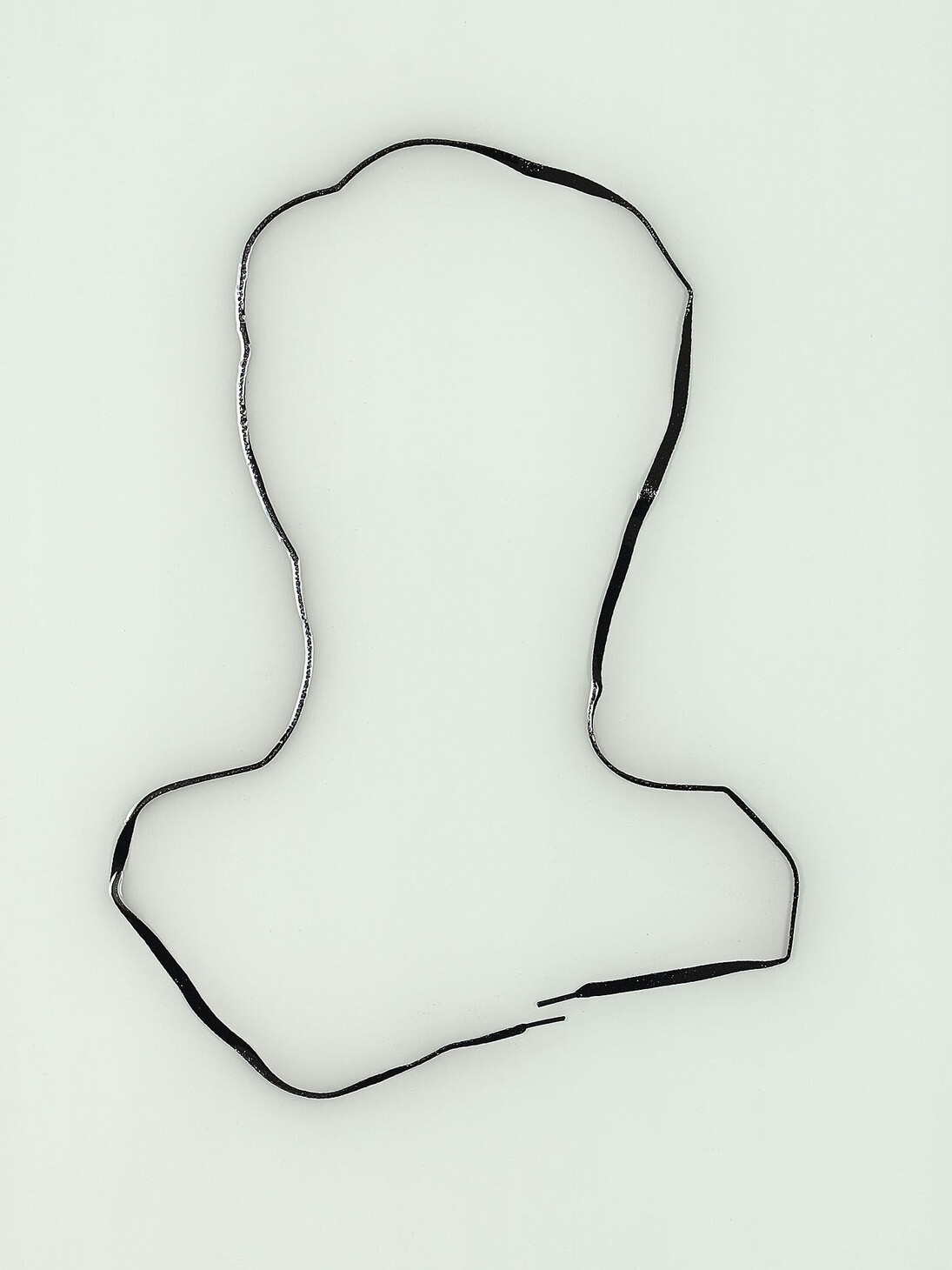 Gabriele De Santis
Catch you late 
2015
Resin, sneaker lace, glass colour, framed - cm. 74x55. Detail.