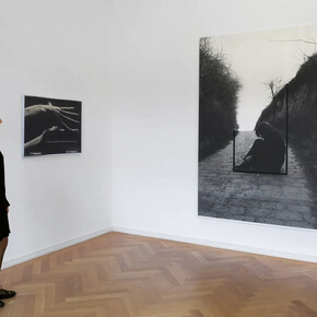 Valie Export and Ketty La Rocca, Body sign, exhibition view. Courtesy of Thaddaeus Ropac Gallery