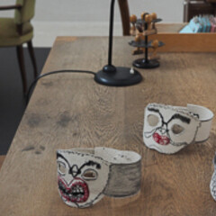 Office for eyes, nose, tongue, mouth, heart, hand and mask. Courtesy of Kolumba 