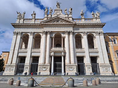 Basilica di San Giovanni in Laterano, Roma, Italia. Facciata, (© Roberto Luciani)