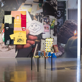 Martine Syms, Loser Back Home, installation view, Sprüth Magers, Los Angeles, June 2–August
26, 2023. Photo by Robert Wedemeyer. Courtesy of the artist and Sprüth Magers, Los Angeles