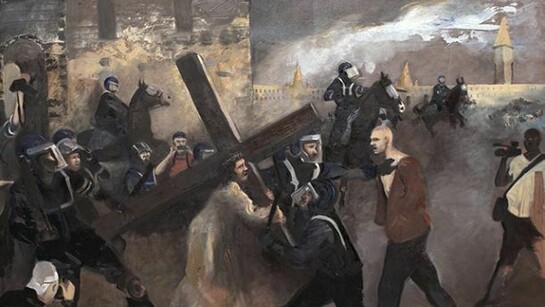 Ben Moore, As it was in the beginning, 2014,
Oil on Canvas(Image Bran Symondson)