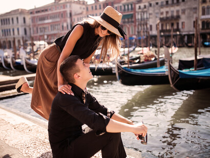 La mode italienne se vit à Venise, où chaque détail reflète l'élégance de la Dolce Vita