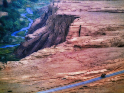 Cina – Le Montagne Fiammeggianti nei pressi di Turfan (Regione autonoma degli Uygur dello Xinjiang)