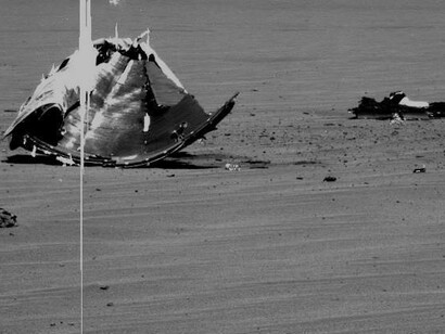 Detriti di scudo termico su Marte