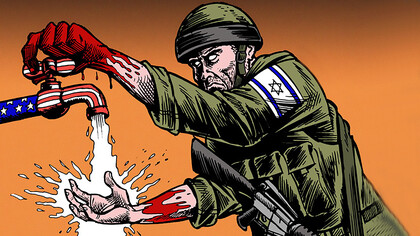 Carlos Latuff, White washing war crimes