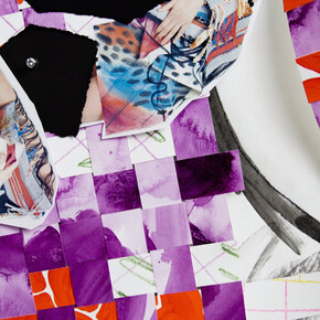 Lindsay Preston Zappas, Woven Poses (Photo 4), 2017. Courtesy of Ochi Projects