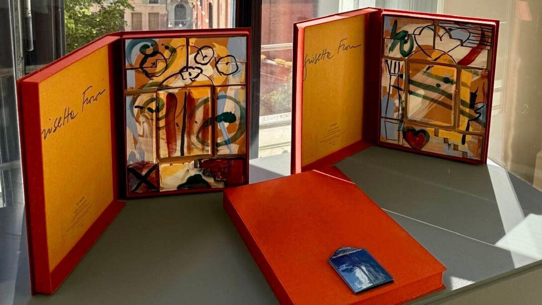 Giocetta Fioroni, Il futuro è uscito dal passato. Immagini e parole, vue de l'exposition. Avec l'aimable autorisation de la Galleria d'Arte Maggiore