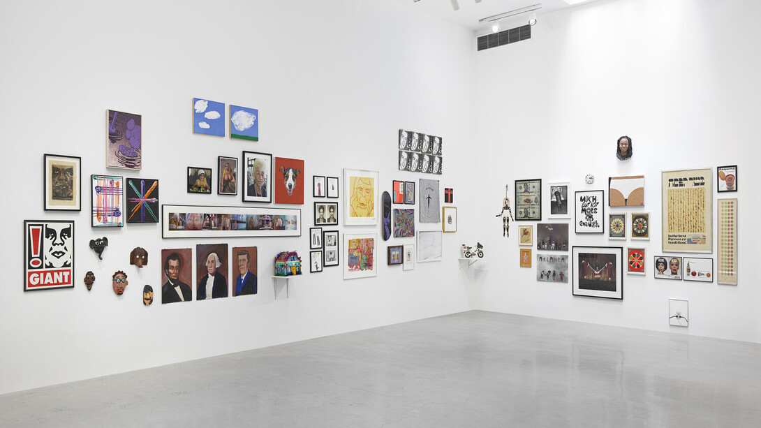 Various artists, My amazing friends, exhibition view. Courtesy of Jeffrey Deitch Gallery