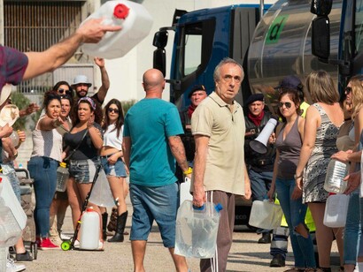 A period of tension and anxiety in the movie Siccità (2022)