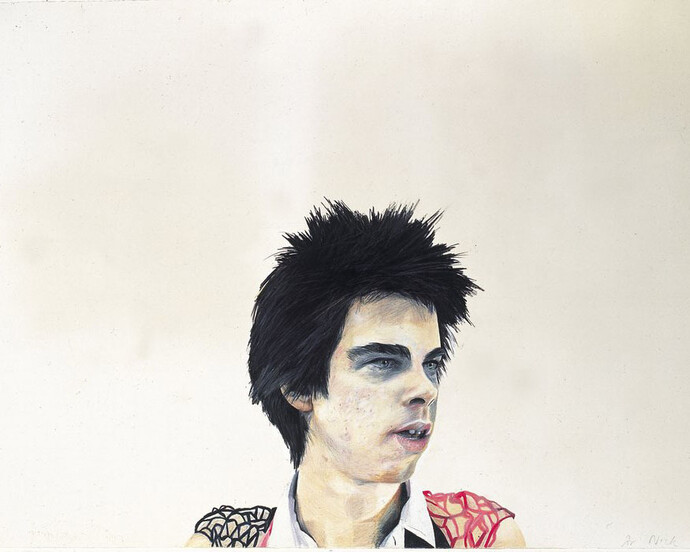 Jenny Watson, Portrait for Nick, 1977, Mornington Peninsula Regional Gallery, gift of the Visual Arts Board, Australia Council, 1984, image courtesy and © the artist