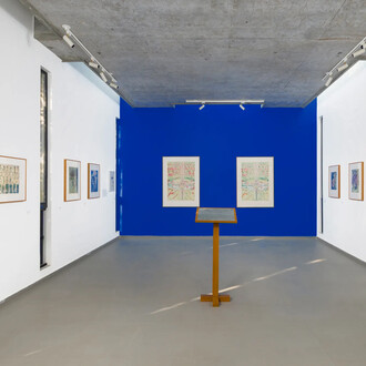 Krishna Reddy at 100: of friendships, exhibition view. Courtesy of Experimenter 