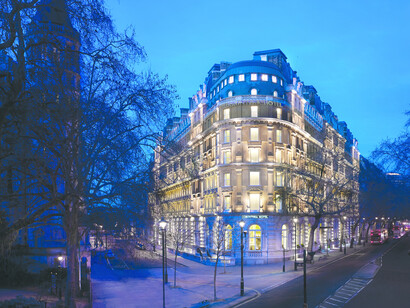 Twilight Exterior Corinthia Hotel London
