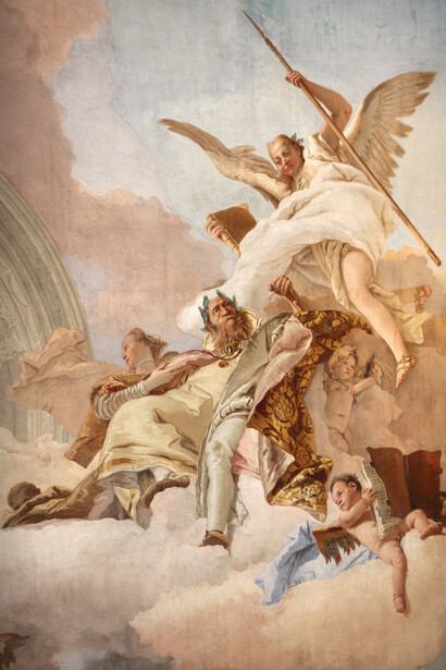 Merito tra Nobiltà e Virtù, opera di Giovanni Battista Tiepolo