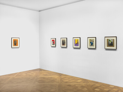 Noah Davis, Ancient reign, exhibition view. Courtesy David Zwirner