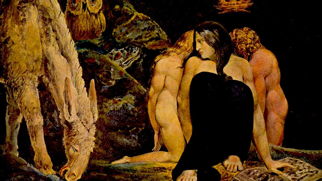 Hécate o «La Noche de la alegría de Enitharmon» (1795), William Blake