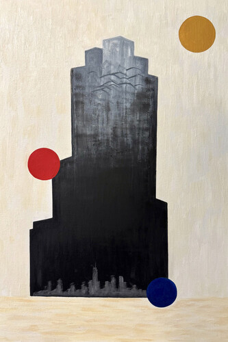 Kate Oh, A city recharging. Courtesy of Kate Oh Gallery