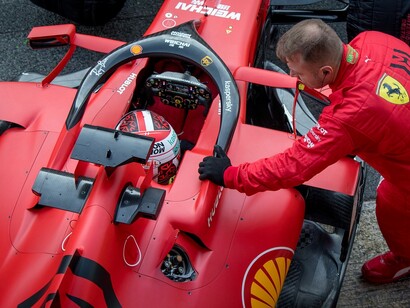 Solo una settimana dopo la sua prima vittoria, Leclerc vinse anche il Gran Premio d'Italia a Monza, la gara di casa della Ferrari. La vittoria lo rese un eroe per i tifosi italiani e fu la prima vittoria di un pilota Ferrari a Monza dal 2010. Difendendosi in modo aggressivo da Lewis Hamilton e Valtteri Bottas, Leclerc dimostrò il suo coraggio e determinazione in una delle gare più difficili della stagione