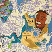 Our story, aboriginal–chinese people in Australia, artwork in exhibition. Courtesy of the National Museum of Australia