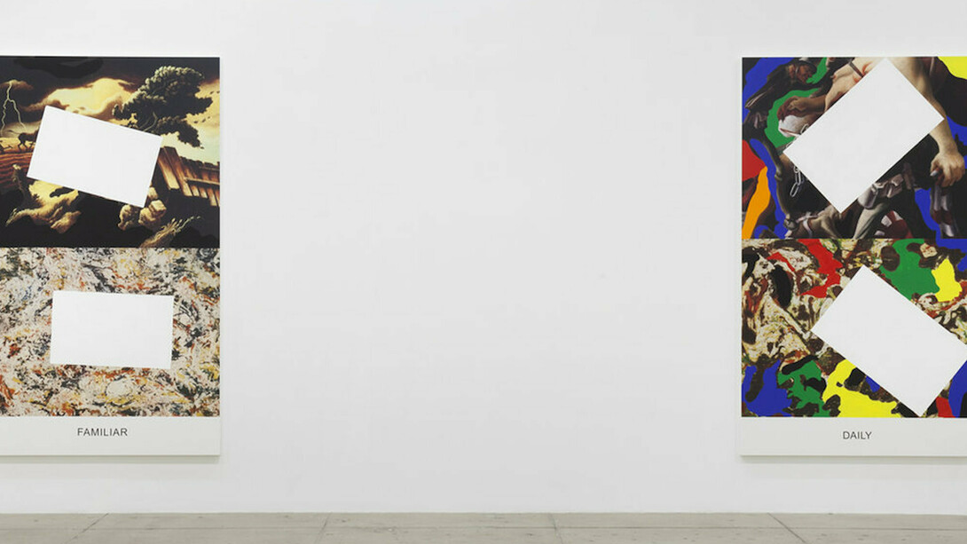 John Baldessari: Pollock/Benton, Exhibition view. Courtesy of Marian Goodman Gallery