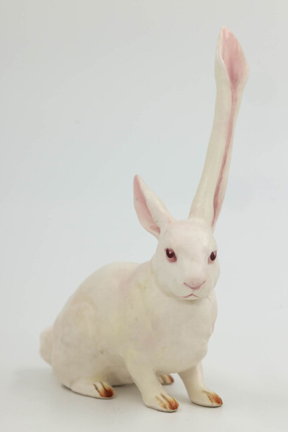 Debra Broz, White rabbit no. 33, 2024. Courtesy of Track 16 Gallery
